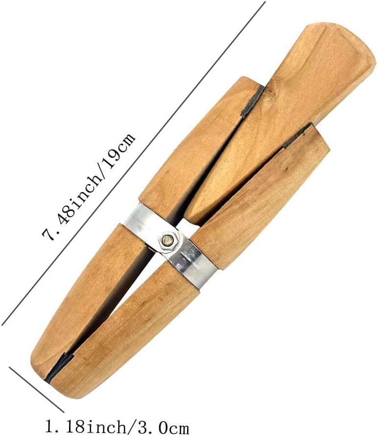 TUNQISM Wooden Ring Clips, Wooden Fixing Clips for Jewelry Ring Repair, Professional Jewelry Workbench, Used for Ring polishing, Welding, Engraving and Fixing - Image 4